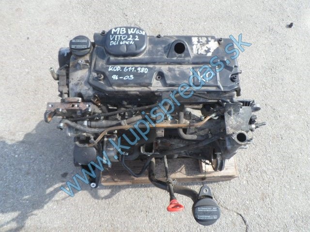 motor na mercedes vito 2,2cdi w638, 611980